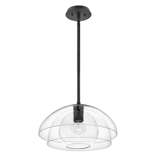 Elstead Hinkley Lotus Dome hanglamp zwart