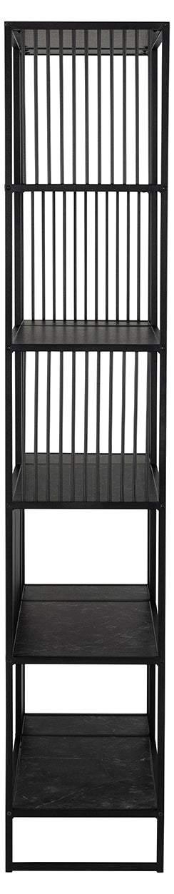 Rebellenclub Boekenkast Clune - Zwart Marmerlook