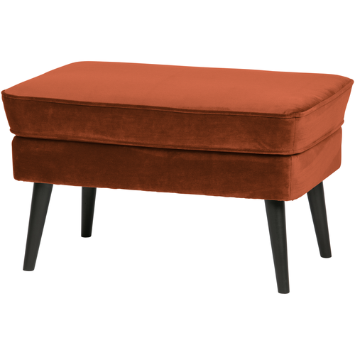 WOOOD hocker Rocco - Velvet - Roest - 47x77x51 - vtwonen shop