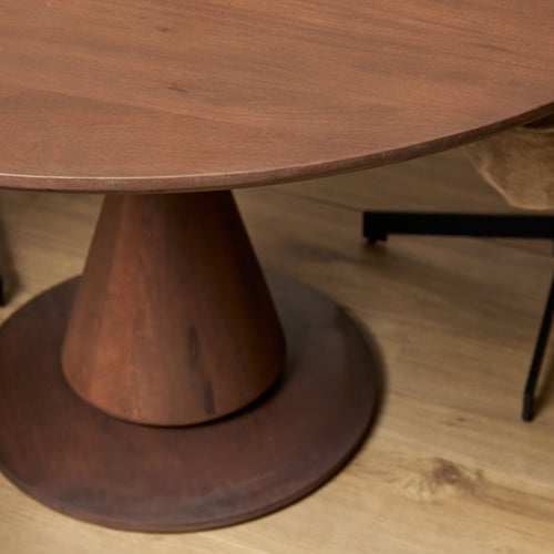 Starfurn  eettafel Lima - bruin - 150x150x76cm