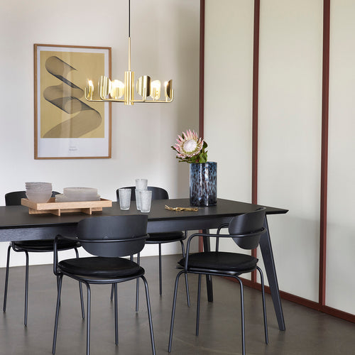 Hübsch bord Fuyu - glas - ø27xh2cm - vtwonen shop