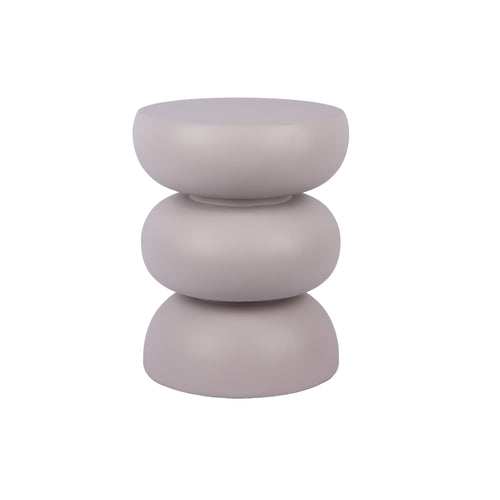Leitmotiv kruk Curva - grijs - Ø35.5cm