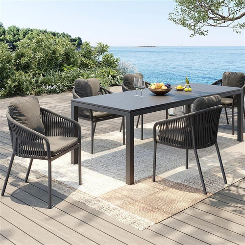 Kare Design Tuinstoel met armleuningen Cyprus grijs - vtwonen shop