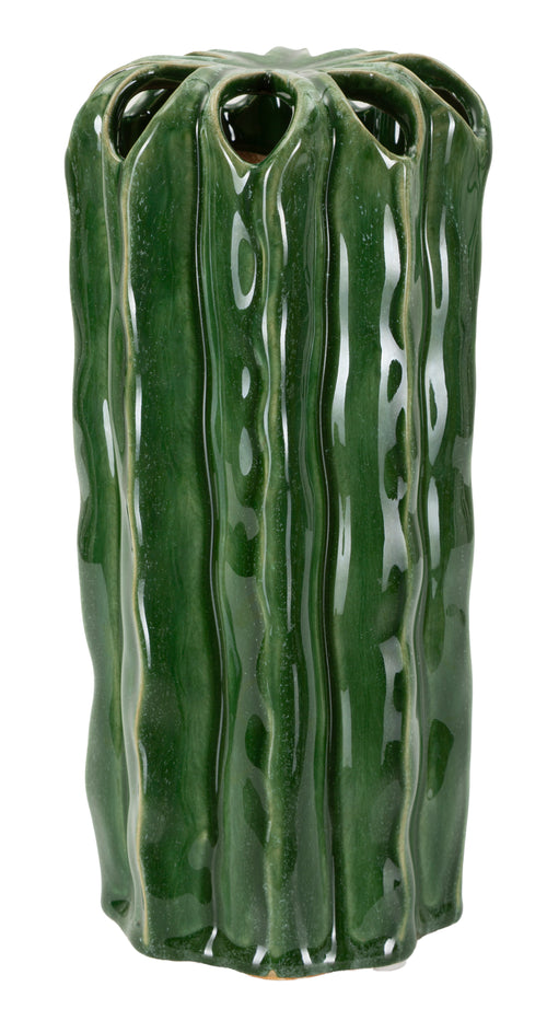 Mauro Ferretti vaas - 11,5x23,5 cm - groen