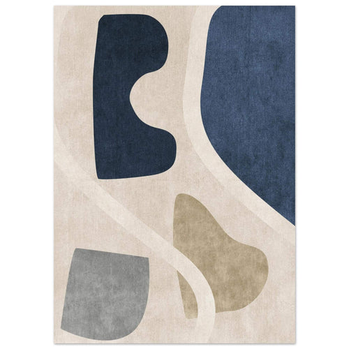 Artfulprints  Boho – Abstract shapes   poster 50x70 cm - vtwonen shop