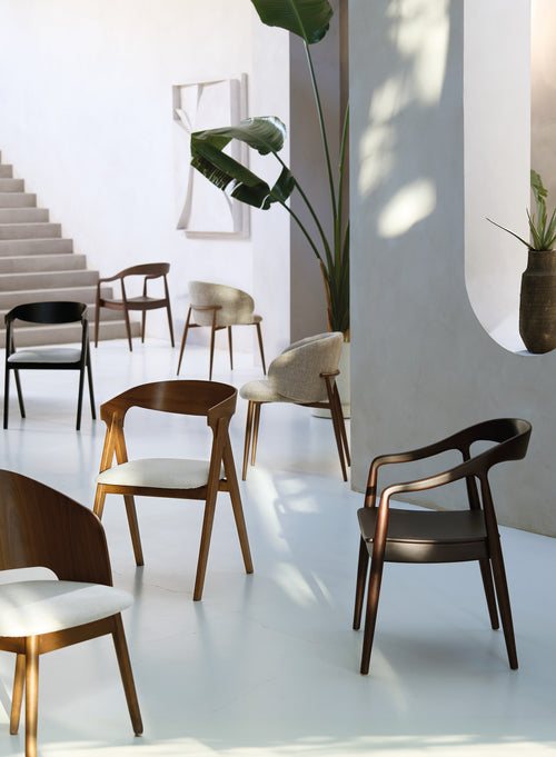 Light & Living eetkamerstoel PALOS - 60x58x83cm - bruin - vtwonen shop