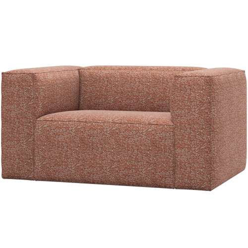 WOOOD fauteuil Bean - Polyester - Terra Melange - 74x146x98