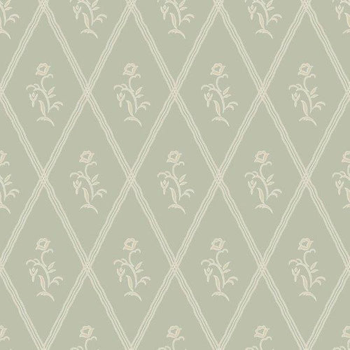 Borastapeter behang bloemen groen - 53 cm x 10.05 m - 660842 - vtwonen shop