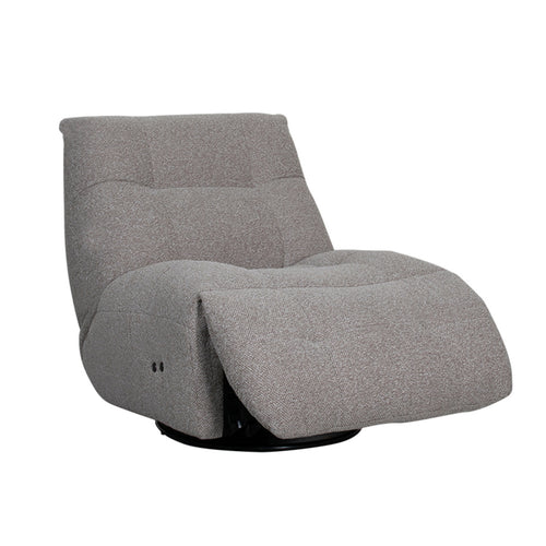 LABEL51 Elektrische Fauteuil Relax & Recharge - Grijs - 90x110x95cm