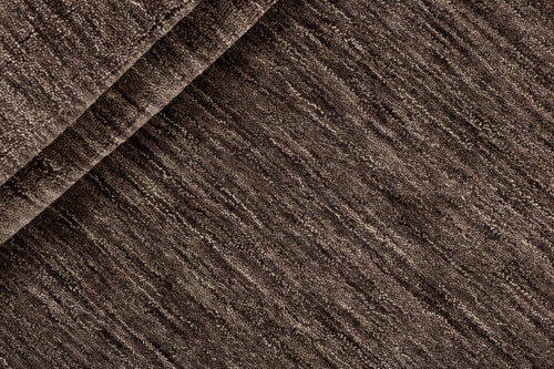 Vloerkleed MOMO Rugs Panorama Uni Rond Dark Brown 250 rond