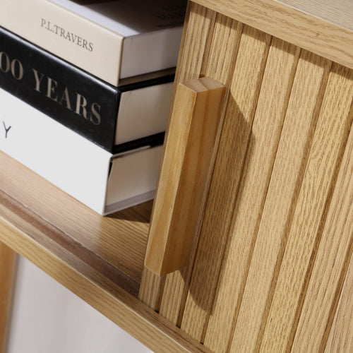 Calicosy - ERNEST Design haltafel - Licht hout - 35x100x80,5 cm