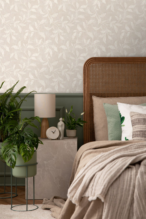 Borastapeter behang bladeren beige - 53 cm x 10.05 m - 660256 - vtwonen shop