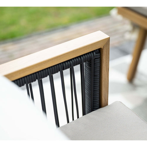 Garden Impressions lounge dining set San Capri teak look - aluminium - 6-delig