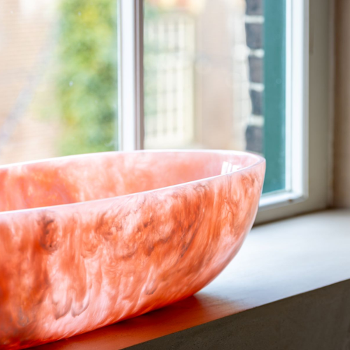 Brût Homeware | Schaal XXL  | Fruitschaal | Pavone | Zalm