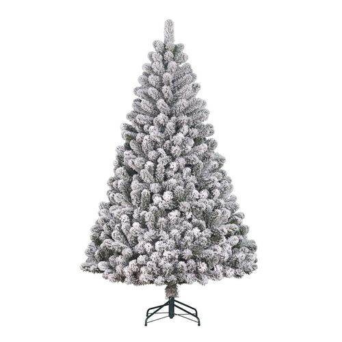 Black Box Trees Alderfen Kunstkerstboom met Sneeuw - Kerstboom H180 x Ø114 cm - Kunstboom met 525 Tips en Standaard - Frosted