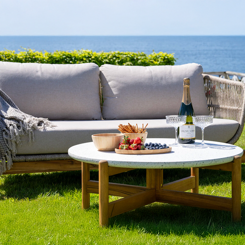 Artichok Teresa Houten Tuin Salontafel Naturel - Ø 85 cm