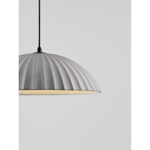 Nova Luce AMMOS  Ammos Dome hanglamp voor plafond, grijs E27, 1x12W