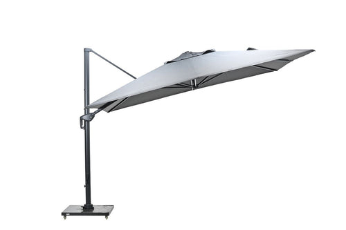 Hawaii Big Pole parasol - 3,5x3,5m - telescopisch - royal antraciet - vtwonen shop