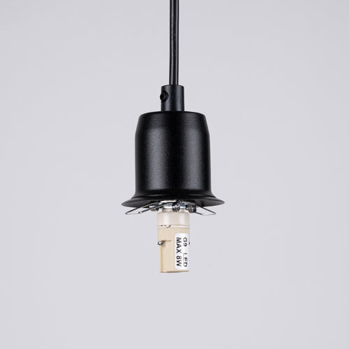 Sollux Lighting Hanglamp HYPERION 1 zwart - 20x20x125cm
