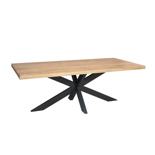Starfurn Eettafel Dakota - Rechthoekig Naturel Hout - 220x100x76cm