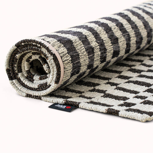 Louis De Poortere binnen & buiten machinewasbaar vloerkleed Structures Berber van 70% gerecycled PET - wit - 170x235cm