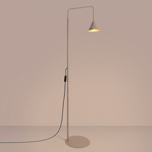 Sollux Lighting Vloerlamp NOX taupe - 30x30x165cm