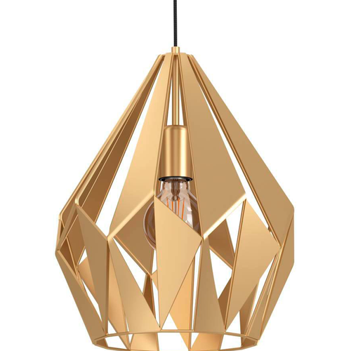 EGLO hanglamp Carlton - e27 - ø 31 cm - goud - vtwonen shop