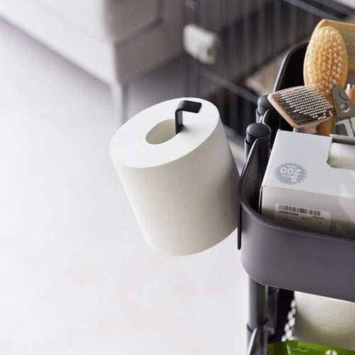 Yamazaki Tower Toiletrolhouder magnetisch - Zwart - vtwonen shop