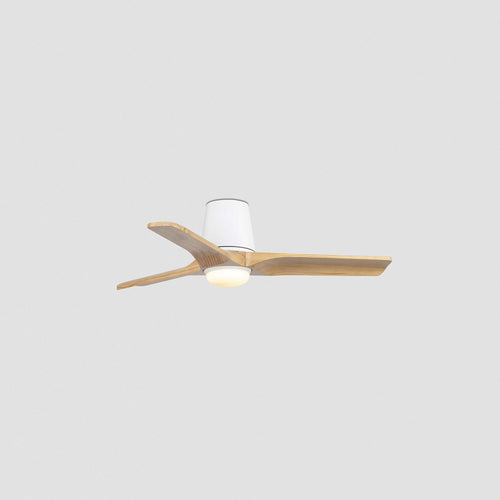 Faro Heywood Heywood Tub 90cm LED-plafondventilator mat wit, grenen bladen CCT