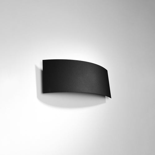 Sollux Lighting Wandlamp MAGNUS zwart - 34x8x14cm