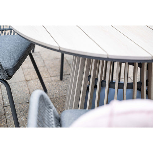 Garden Impressions tuintafel Annie light teak vironwood Ø148x72 cm