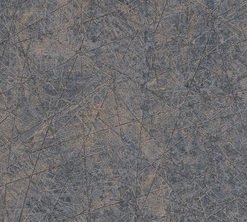 Livingwalls behang betonlook zwart en bronze - 53 cm x 10.05 m - AS-391775 - vtwonen shop