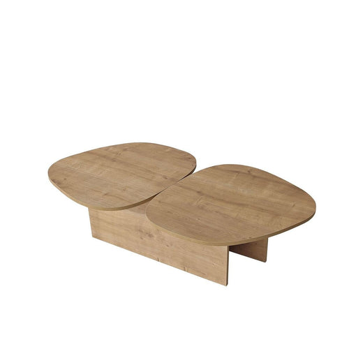 Calicosy - CELESTE Salontafel - Naturel - 125x60x38 cm