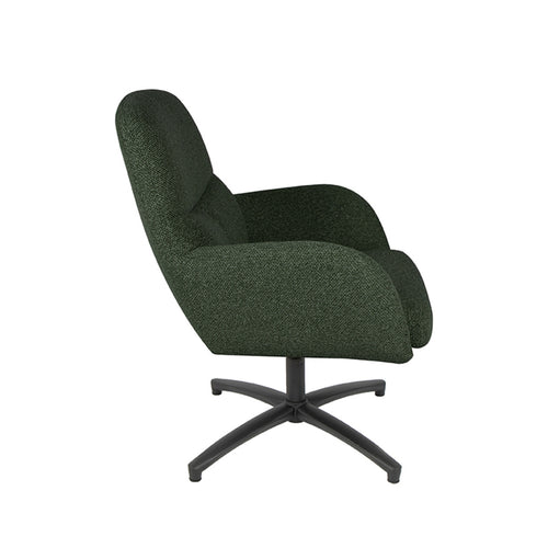 LABEL51 Fauteuil Chill Zone - Groen Bouclé - Draaibaar - vtwonen shop