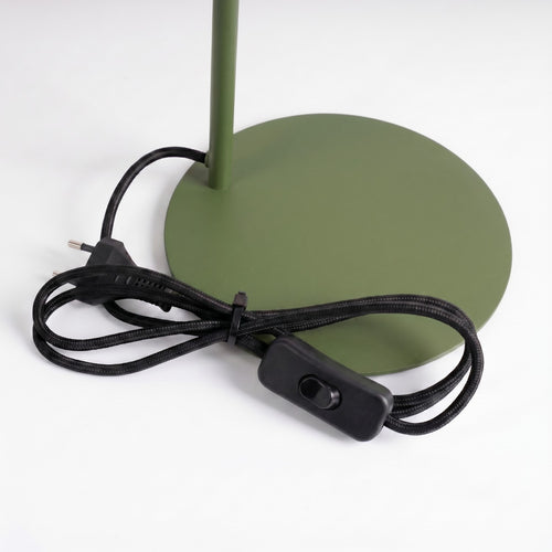 Sollux Lighting Tafellamp NOX olijfgroen - 18x18x35cm