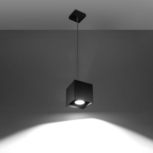 Sollux Lighting Hanglamp QUAD 1 zwart - 10x10x110cm