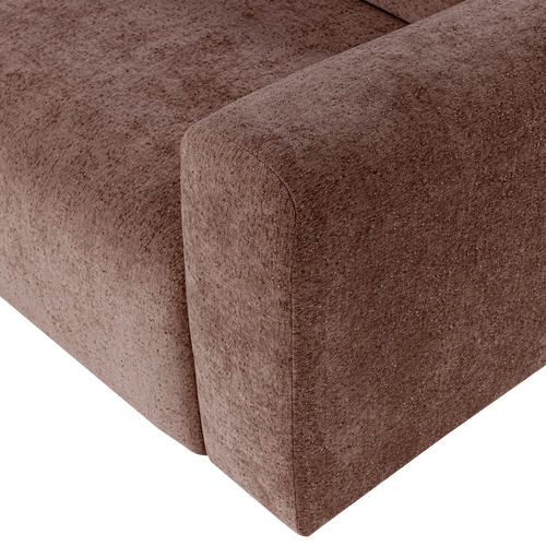 WOOOD 3-zits bank slub Umina - Chenille - Oudroze