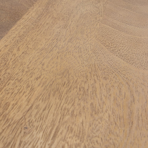 Giga Meubel Nachtkastje Macie - Naturel - Mangohout - 45x38x40cm