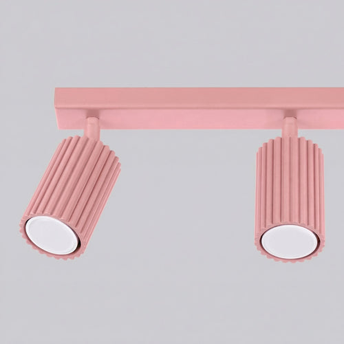 Sollux Lighting Plafondlamp KARBON 3L roze - 45x6,5x16,5cm