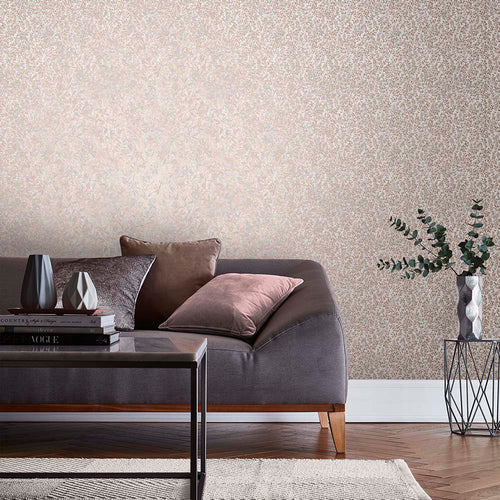 Graham & Brown Vliesbehang - Botany Zacht Rosegoud