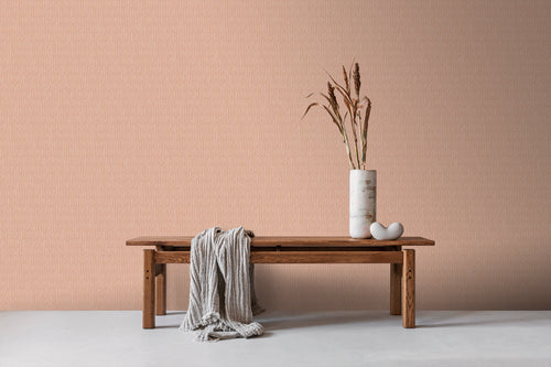 Sanders & Sanders behang effen perzik roze - 53 cm x 10 m - 640377