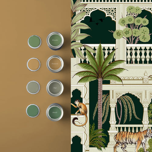 Graham & Brown Vliesbehang - Animahal Emerald  - 10mx52cm - vtwonen shop