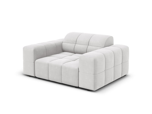 Cosmopolitan Design Fauteuil Chicago flueel geld - 102x132x78cm