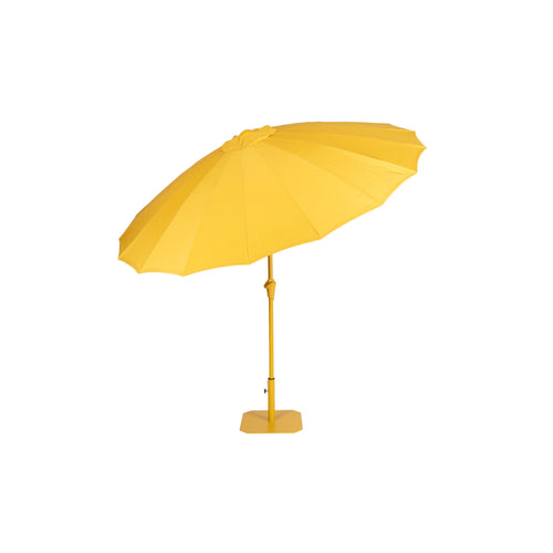 Zuiver Sunshine Parasol Set inclusief Parasolhoes en Parasolvoet Geel