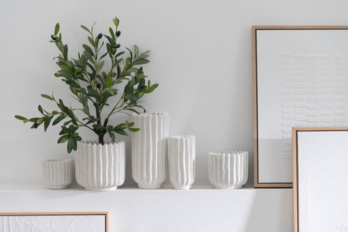 J-Line schilderij Lines - canvas - wit - 3 stuks - vtwonen shop