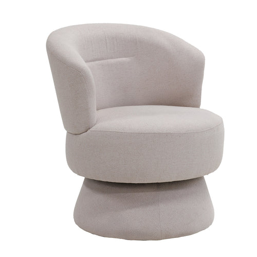Giga Meubel Fauteuil Moïse - Stof/Metaal - Beige
