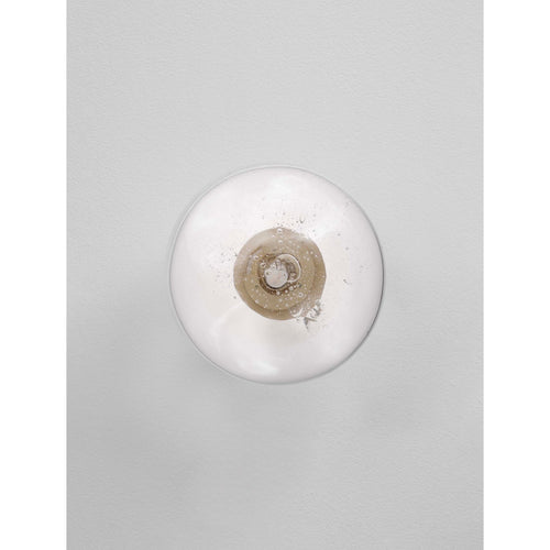 Nova Luce KING 22 cm wandlamp, messing goud, geblazen heldere LED G9 1x5W