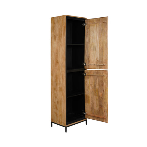 StarFurn Boekenkast RichWood - Naturel Mangohout - 60x45x220cm - vtwonen shop