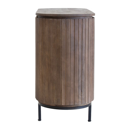 Giga Meubel Dressoir Tora - Donkerbruin Hout - 115x43x80cm - vtwonen shop