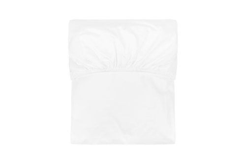 noo.ma Oba hoeslaken katoen 160 x 200 cm - Classic White, 30 cm hoogte